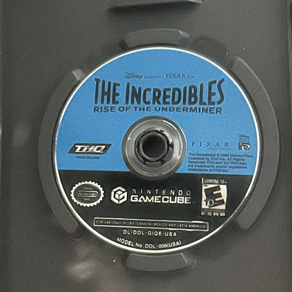 Incredibles: Rise of the Underminer Nintendo GameCube Complete CIB